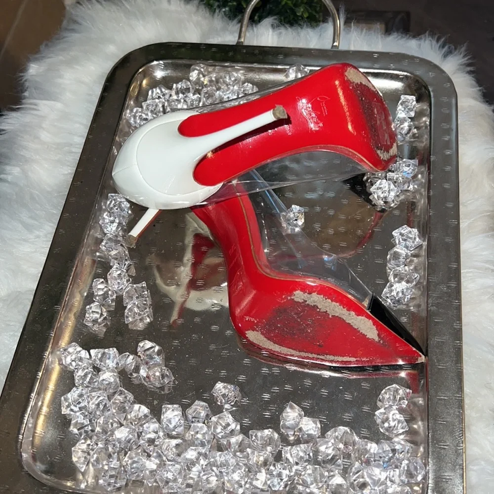 🖤❤️ CHRISTIAN LOUBOUTIN Debout 100 ❤️🖤 - Picture 5 of 11